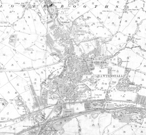 Area map of Rawtenstall, Rossendale, Lancashire where Ræcan Marketing Solutions Ltd are located near Blackburn